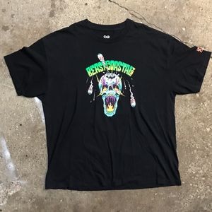 Auth Flatbush Zombies Beast Coast Tour T-Shirt XXL